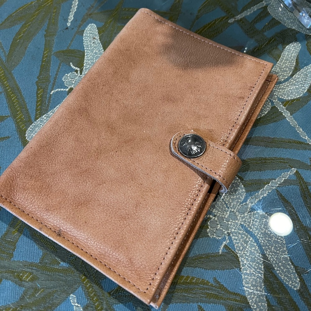 Mick Dixon leather address book new